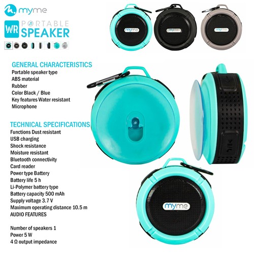 Portable Wireless Speaker Bluetooth Sound Play HD SOUND Rechargeable Mini - Picture 10 of 50