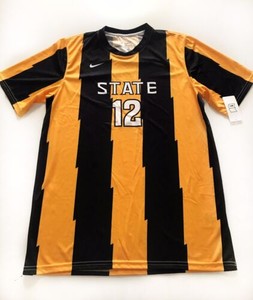 nike yellow soccer jersey