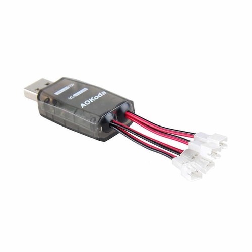 AOKoda Caricabatteria Lipo 4in1 CX405 4CH PH2.0 Multi Micro USB - Foto 3 di 5