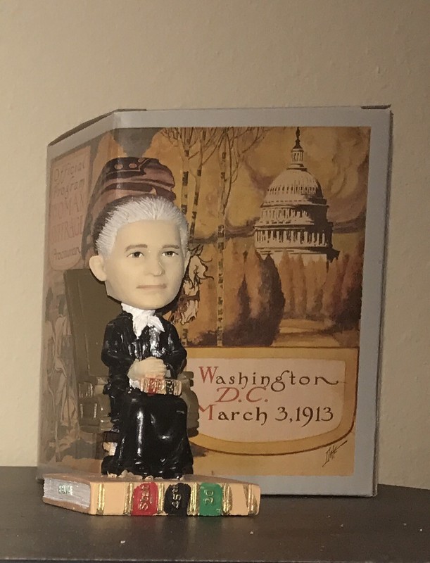 Green Bag Bobblehead Belva Ann Lockwood MINT
