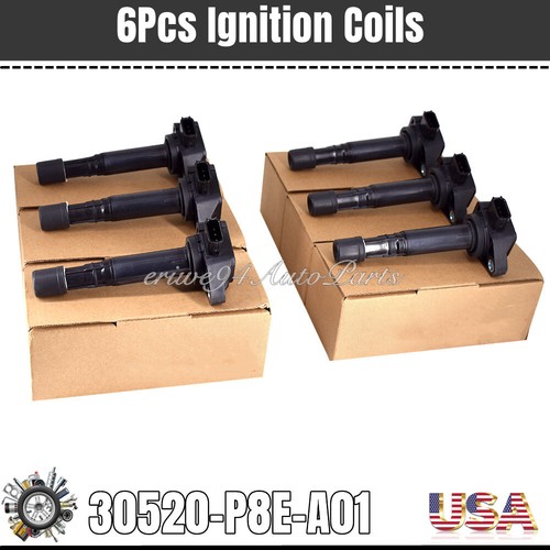 30520P8EA01 Ignition Coils For Honda Accord Odyssey Acura CL TL 6PCS eBay