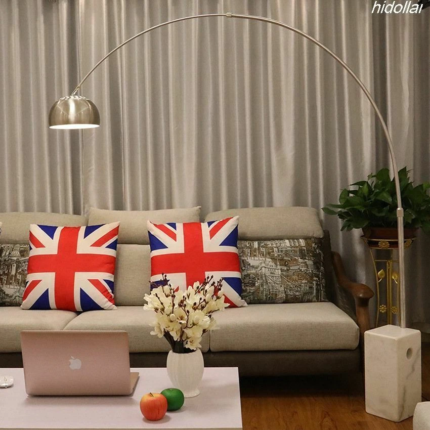 MORDERN REPLICA EAMES ERA LIGHT ARCO FLOOR LAMP 39KG MARBLE JUMBO ROUND POLE