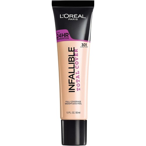 CHOICE of Color L'Oreal Infallible Total Cover Foundation 1 fl oz NeW - Picture 2 of 7