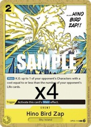 Hino Bird Zap OP05-116 Common Awakening of the New Era One Piece TCG
