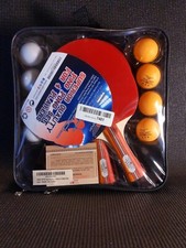 UNDENIBIRU SPORT Professional Ping Pong Paddle Set w/ Net, Balls & Rackets, NEW