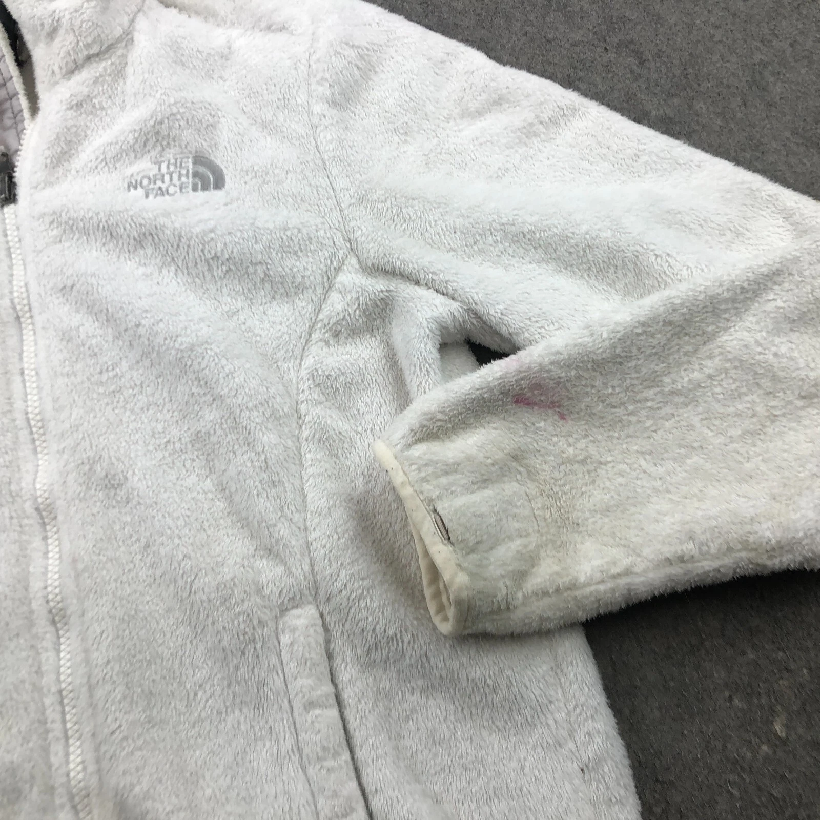 north-face fleece full zip hiking casual preppy jacket