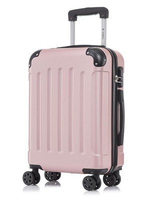 Koffer Suitcase, Trolley Reisekoffer, Rollkoffer Handgepäck mit 4 Rollen