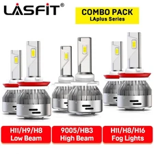 9005 H11 H16 LED Headlight High Low Beam +Fog Bulb for Chevrolet Cruze 2016-2018