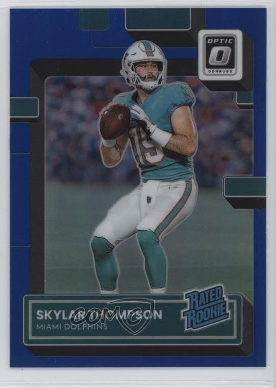 2022 Panini Donruss Optic Rated Blue Prizm /179 Skylar Thompson #276 Rookie RC
