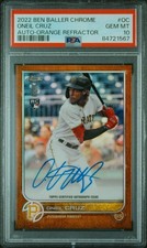 Oneil Cruz 2022 Topps Ben Baller RC auto 15 25 Japan PSA10 Baseball Card