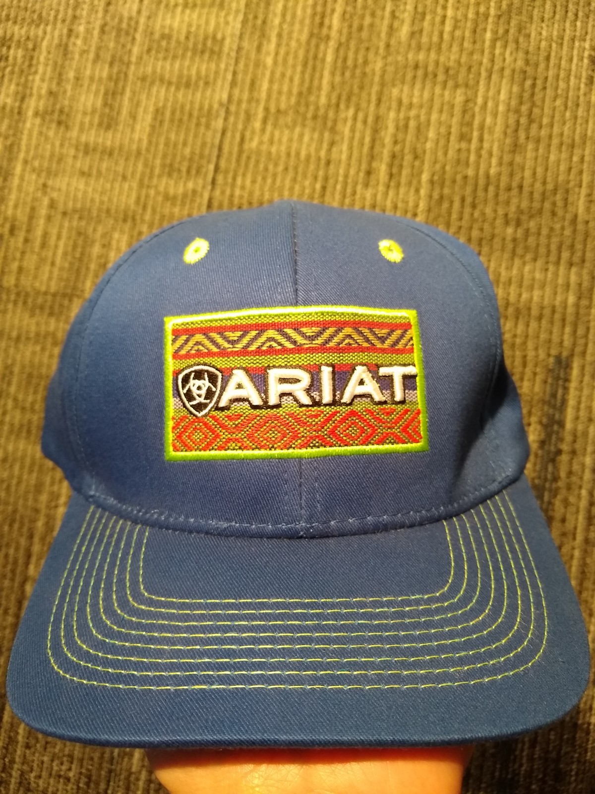 Ariat Men's Hat Ariat Patch Adjustable Snapback C… - image 9