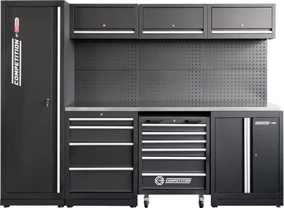 KS TOOLS COMPETITION Werkstatt-Schranksystem, Edelstahlplatte