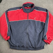 Vintage 90  s USA Olympic Full Zip Windbreaker- Men  s Size Large- JC Penny  s