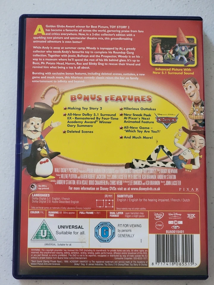 Toy Story 2 (1999) – 2-Disc Collector’s Edition - Image 2 of 2