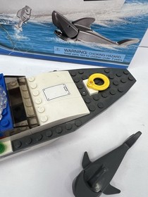 LEGO CITY: Fishing Boat (4642) With Box Mini Figures & Instructions Shark