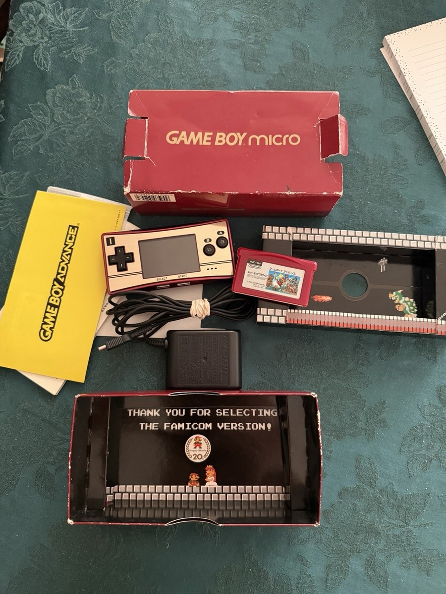 NINTENDO GameBoy Micro Famicom Ver. Game Boy Console CIB JP | eBay