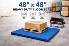 48"x48" Pallet Floor Scale 10000 lb with Indicator & Calibration Certificate NEW