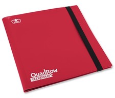 Ultimate Guard QuadRow 12-Pocket FlexXFolio Card Binder, Red