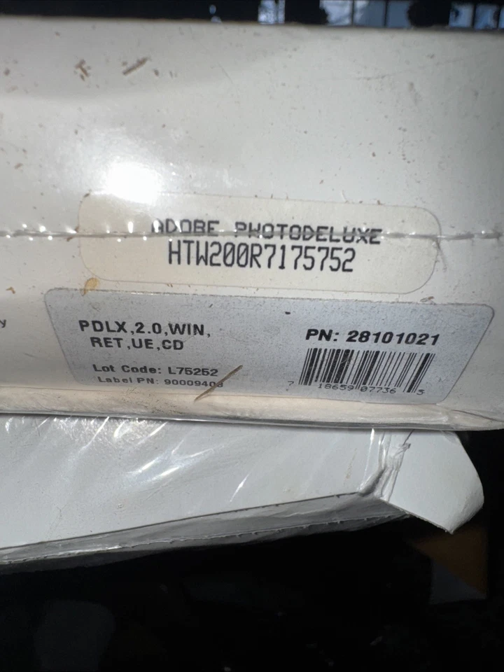 VTG Adobe Photo Deluxe 2.0 For Windows CD-ROM Photoshop Sealed New! - Image 3 of 4