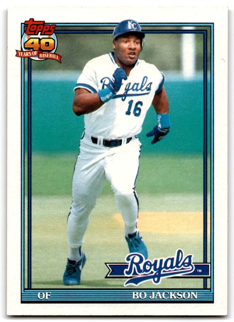 1991 Topps Bo Jackson Kansas City Royals #600
