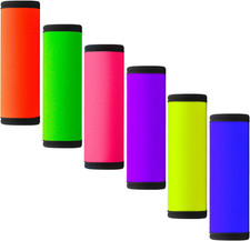 Luggage Handle Wrap 6 Pack-Neoprene Luggage Handle Wraps for Suitcase/Beach Bag/