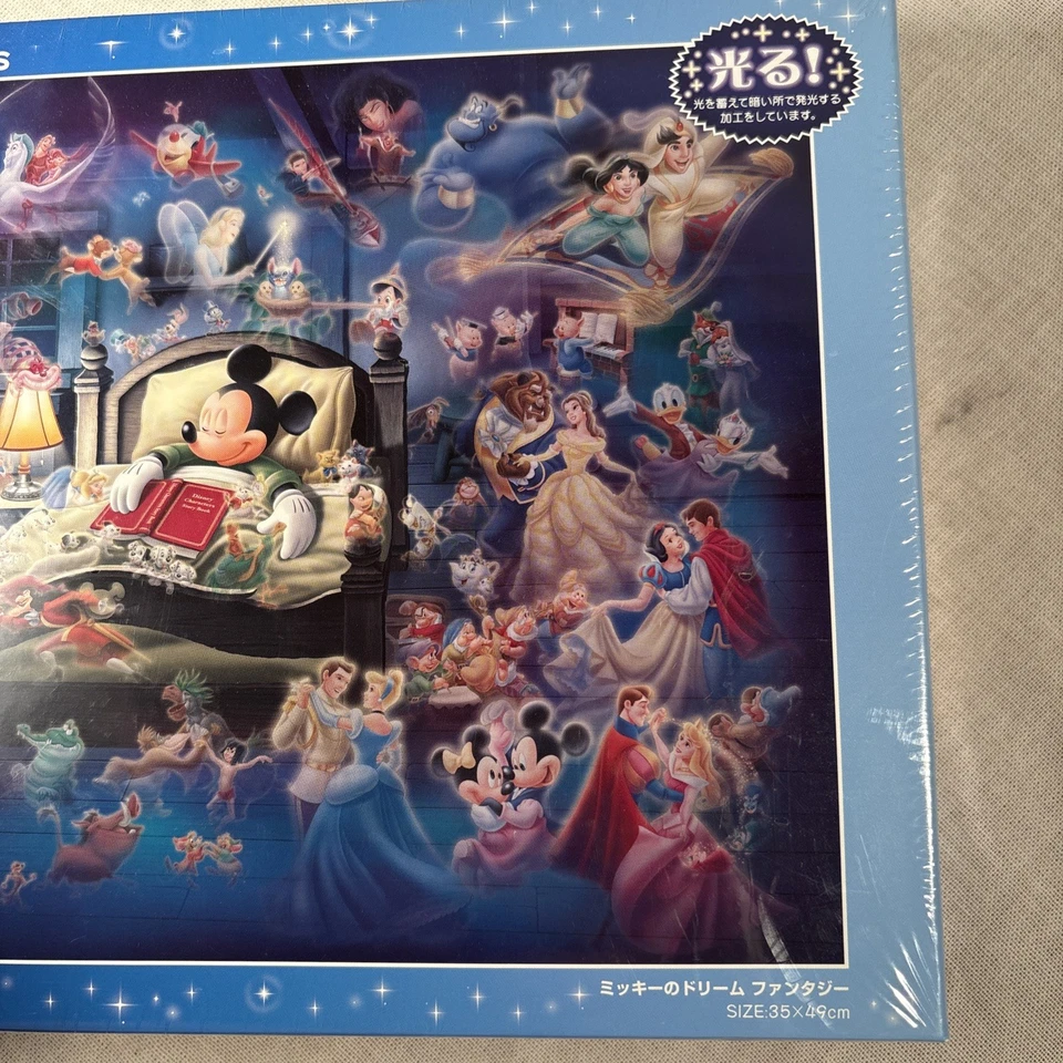 Rompecabezas Tenyo Disney Mickey's Dream Fantasy Brilla en la Oscuridad (500 Piezas) Foto 3 de 4