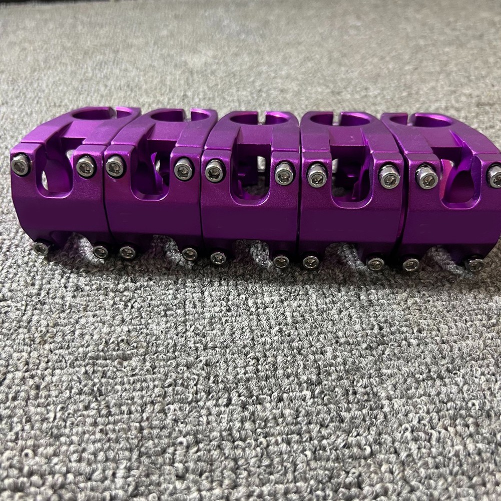 31.8mm Handlebar Anodized Purple Stem Firm Stability Lightwe