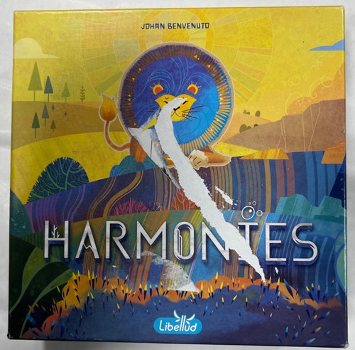 Harmonies board game USED Damaged box