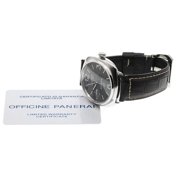 Panerai — Officine Panerai Radiomir Black Seal PAM00380 45mm SS Black Dial Watch #C4354