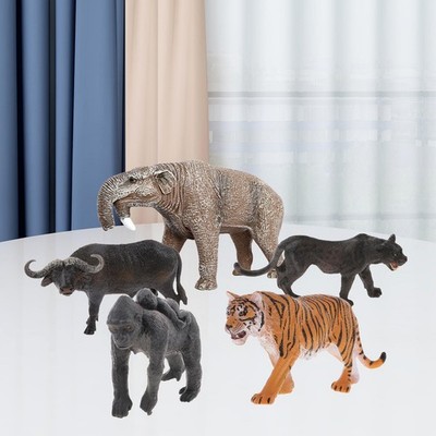 5x Urzeit Tierfiguren, pädagogisches Lernspielzeug, Deko Bildung