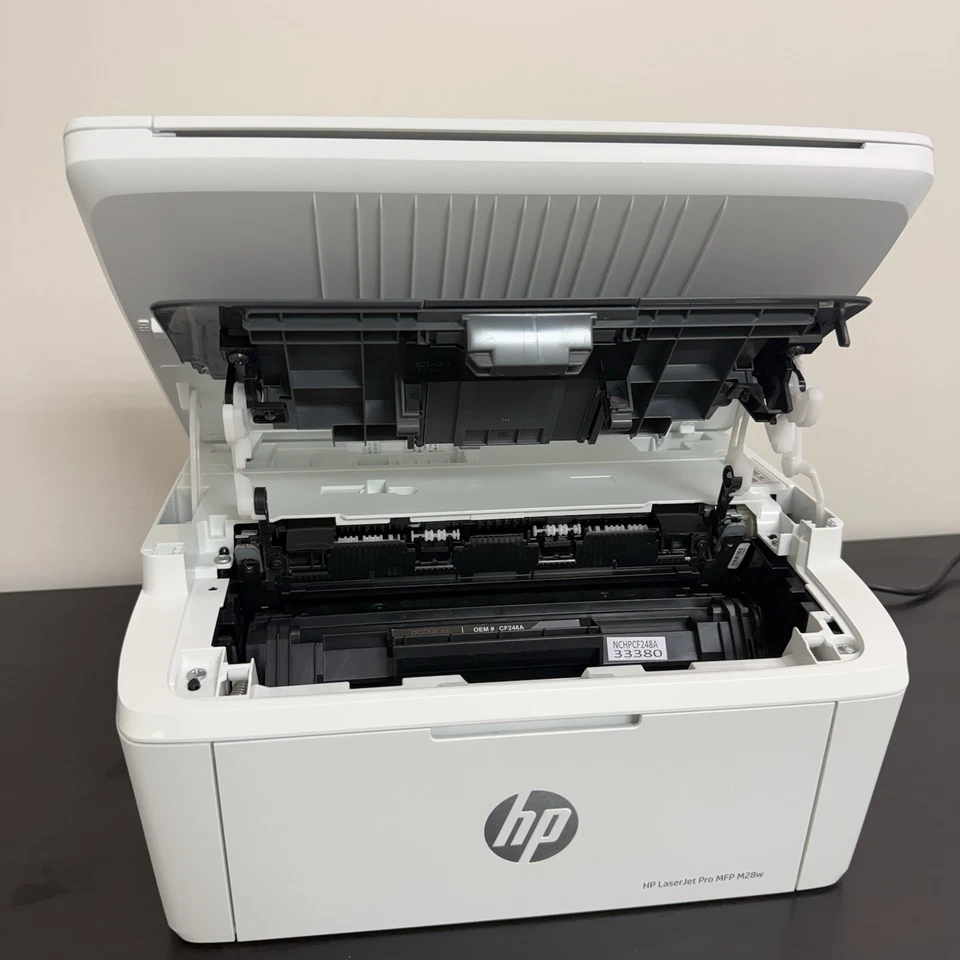HP Laser Jet Pro All-in-One Printer MFP M28w - White - Image 4 of 4