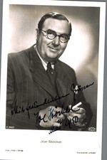 Joe Stöckel    **   Original Unterschrift auf Ross Karte Nr.  N  503 d