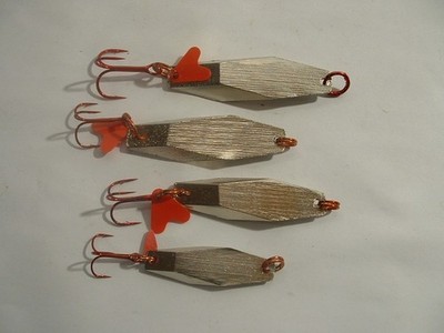 diamond jig ice fishing lure Jigging World Jigs with Tubed Tail Smooth Chrome with Red Tail / 6 oz The Bead Diamond Jig has set the standard for quality ability for over 70 years 12 oz Glow Diamond Jig