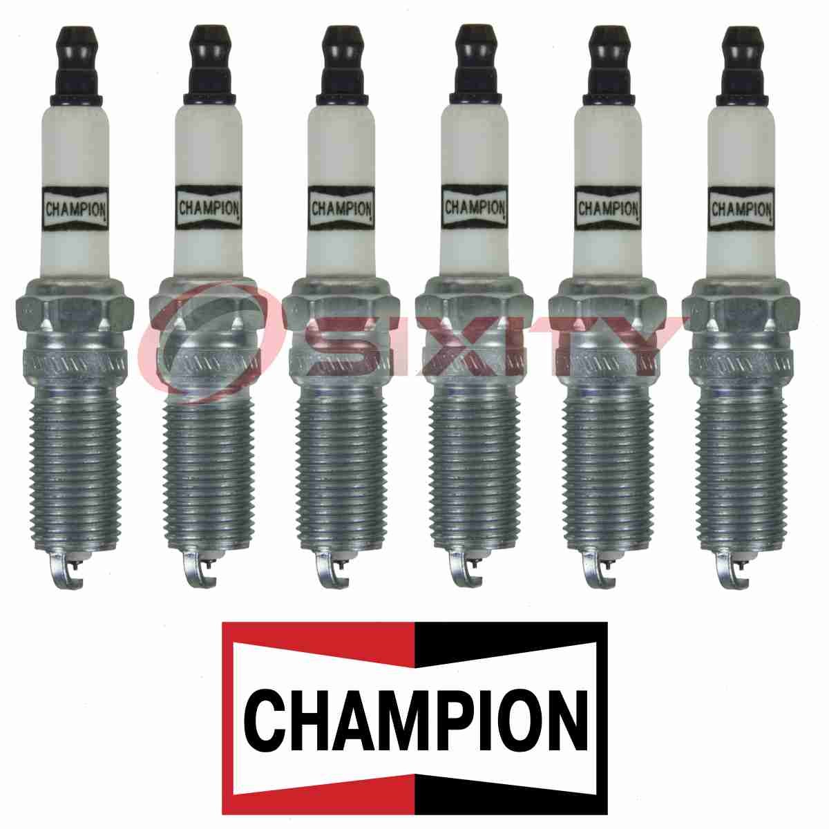 For Suzuki XL-7 CHAMPION PLATINUM 6 pc Spark Plugs 3.6L V6 2007-2009 kt