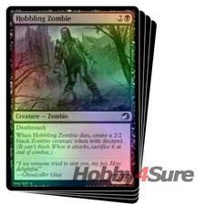 Foil Hobbling Zombie X4 M/NM Magic: The Gathering MTG Innistrad: Midnight Hunt