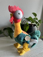 Disney Moana HEI HEI Clucking Rooster 13" Plush Electronic Toy Tested