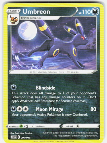 UMBREON 009/015 MCDONALD'S PROMOS 2024 LP