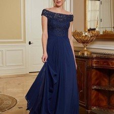 MGNY 72823 Navy Mother of the Bride/Groom size 16