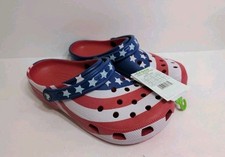 Crocs Classic American Flag Clog Size Men10/W12 Team USA Patriotic - NEW w/ Tags