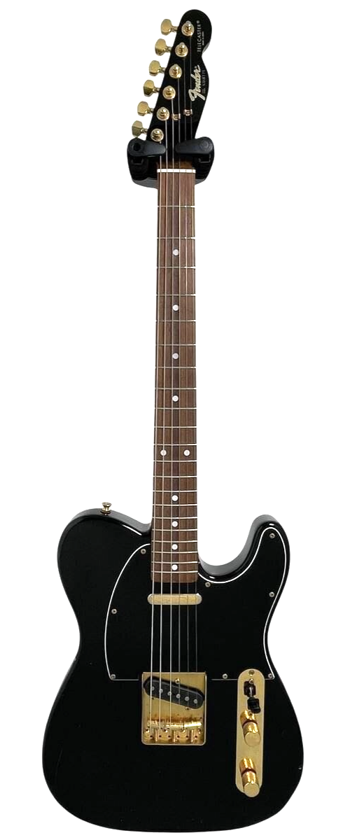 Fender Japan Telecaster Guitar TLG80-60 Black Gold Parts Made in