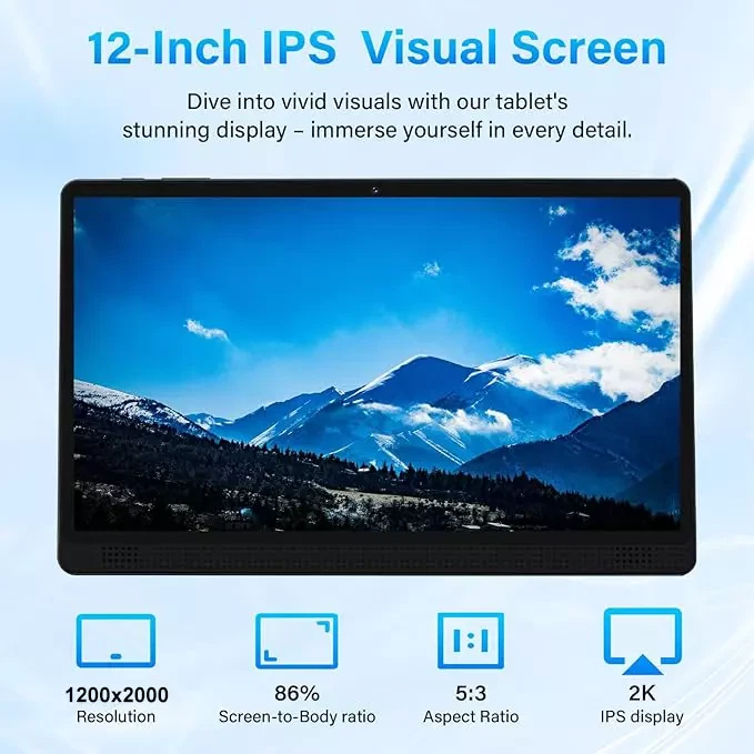 2025 Neu Tablet Android 16 14Zoll Pad 24GB RAM+256GB 8000mAh 4G LTE 2SIM USB-C - Bild 4 von 4