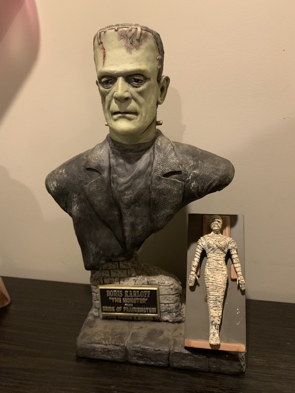 Frankenstein resin kit Bride version Bust Monster rare