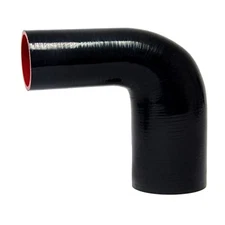 Silicone 90° Elbow Reducer Coupler Hose 2-3/8–2-3/4in ID High Temp Black