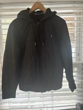 Polo Ralph Lauren Men's Grey Full Zip-Up Hoodie Jacket Size Medium