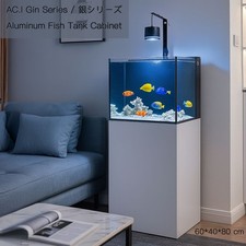 Aluminium Fish Tank Cabinet Aquarium Stand 60*40*80 Contemporary and Simple Desi