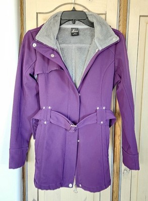 Lovely Purple Zero Exposure Jacket Great Condition Size Small Zip Up W/Hood