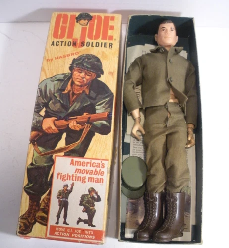 Vintage 1960's GI Joe Action Soldier 7500 Army w/ Original Box Clothes Paperwork