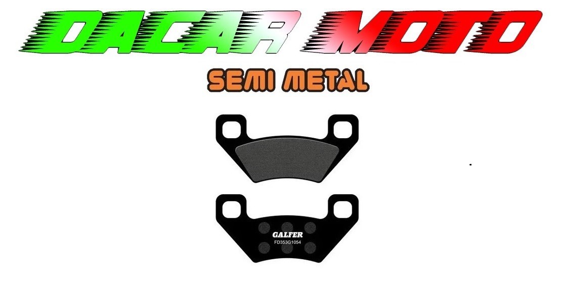Rear Brake Pads KYMCO MXU I EX 700 2019 HAWKEYE 2x4 / 4x4 300 2006
