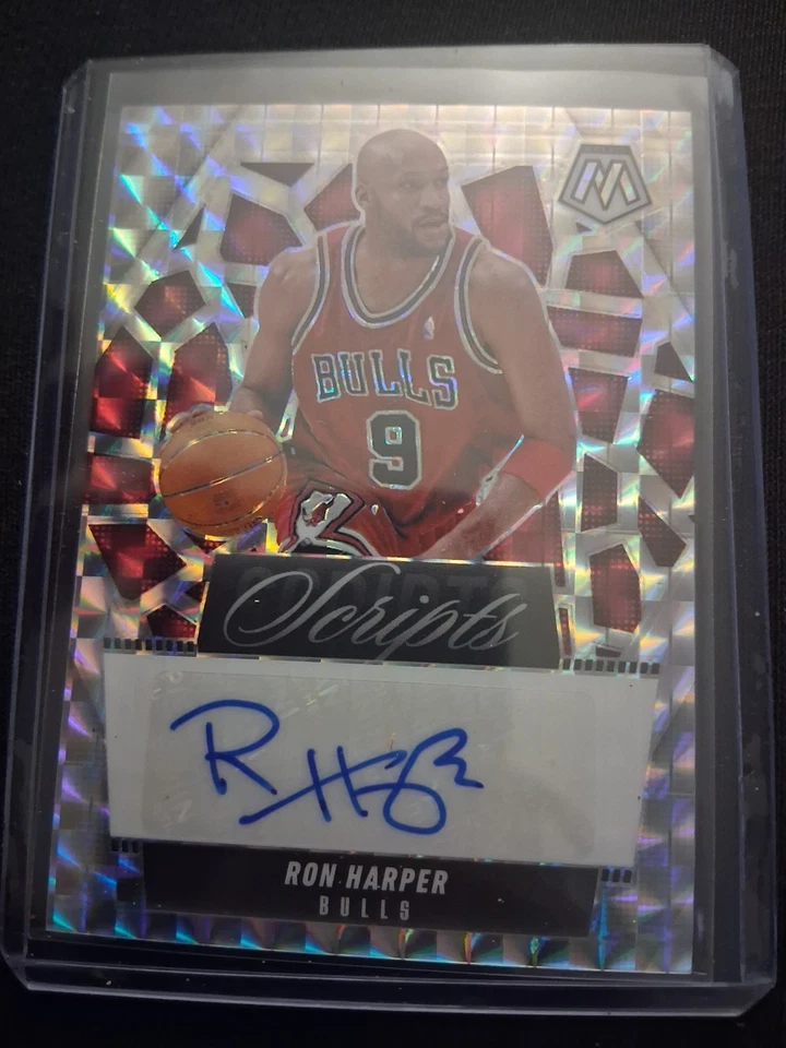 2024-2025 Panini Mosaic Scripts Ron Harper Auto Silver Mosaic Prizm - Image 3 of 3