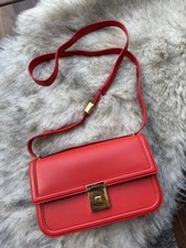 DeMellier Paris Cross Body Shoulder Bag | Red | RRP £500 Smooth Leather